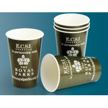Gewölbte kundenspezifische Logo-Entwurfs-heiße Kaffeetasse 8oz, 12oz, 16oz